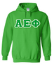  DISCOUNT Alpha Epsilon Phi Lettered Hooded Sweatshirt - Best Value 