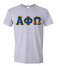 DISCOUNT Alpha Phi Omega Lettered Tee