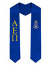  Alpha Epsilon Pi Greek Lettered Graduation Sash Stole With Crest 