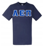  DISCOUNT- Alpha Epsilon Pi Lettered V-Neck T-Shirt 