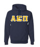  Alpha Epsilon Pi Custom Twill Hooded Sweatshirt 