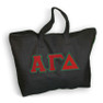  Alpha Gamma Delta Custom Satin Stitch Tote Bag 