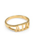 TCS Alpha Gamma Delta Gold Plated Letter Ring 