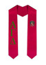  Alpha Gamma Delta Greek Lettered Graduation Sash Stole With Crest 