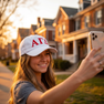 Alpha Gamma Delta Greek Letter Hat