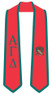  DISCOUNT-Alpha Gamma Delta Greek 2 Tone Lettered Graduation Sash Stole 