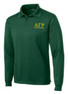  Alpha Gamma Rho-World Famous Long Sleeve Dry Fit Polo 