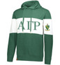  Alpha Gamma Rho Ivy League Hoodie W Crest On Left Sleeve 