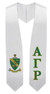 Alpha Gamma Rho Super Crest - Shield Graduation Stole