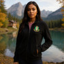 Alpha Kappa Alpha Crest - Shield Patch Ladies Microfleece Jacket