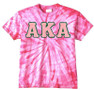  DISCOUNT-Alpha Kappa Alpha Lettered Tie-Dye t-shirts 