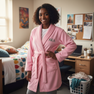 Alpha Kappa Alpha Greek Letter Bathrobe