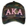  Alpha Kappa Alpha Lettered Camouflage Hat 