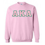  DISCOUNT Alpha Kappa Alpha Lettered Crewneck - Best Value 