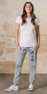  Alpha Kappa Delta Phi Lettered Joggers (3" Letters) 