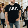 Alpha Kappa Lambda Arched Greek Letter T-Shirt