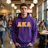 Alpha Kappa Lambda Custom Twill Hooded Sweatshirt