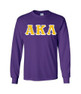  Alpha Kappa Lambda Custom Twill Long Sleeve T-Shirt 