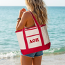 Alpha Omicron Pi Sailing Tote Bag