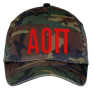  Alpha Omicron Pi Lettered Camouflage Hat 