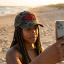 Alpha Omicron Pi Lettered Camouflage Hat