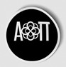  Alpha Omicron Pi Logo Round Decal 