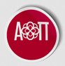 Alpha Omicron Pi Logo Round Decal 