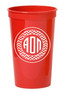 Alpha Omicron Pi Monogrammed Giant Plastic Cup