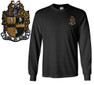 DISCOUNT-Alpha Phi Alpha Fraternity Crest - Shield Longsleeve Tee