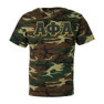 DISCOUNT- Alpha Phi Alpha Lettered Camouflage T-Shirt