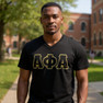 DISCOUNT- Alpha Phi Alpha Lettered V-Neck T-Shirt