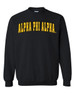  Alpha Phi Alpha Letterman  Crewneck Sweatshirts 