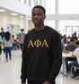 Alpha Phi Alpha Lettered World Famous Greek Crewneck