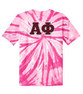  DISCOUNT-Alpha Phi Lettered Tie-Dye t-shirts 