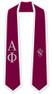  DISCOUNT-Alpha Phi Greek 2 Tone Lettered Graduation Sash Stole 