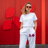  Alpha Phi Lettered Thigh Sweatpants 