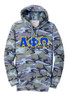  DISCOUNT-Alpha Phi Omega Camo Pullover Hooded Sweatshirt 