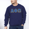  Alpha Phi Omega Custom Twill Crewneck Sweatshirt 