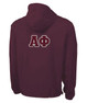  Alpha Phi Tackle Twill Lettered Pack N Go Pullover 