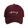Sorority Shop Alpha Sigma Alpha Corduroy Baseball Hats 