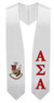 Alpha Sigma Alpha Super Crest - Shield Graduation Stole