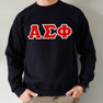  Alpha Sigma Phi Custom Twill Crewneck Sweatshirt 