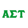  Alpha Sigma Tau Big Greek Letter Window Sticker Decal 