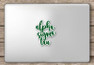  Alpha Sigma Tau Script Sticker 