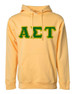  DISCOUNT Alpha Sigma Tau Lettered Hooded Sweatshirt - Best Value 