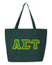  DISCOUNT- Alpha Sigma Tau Lettered Tote Bag - Best Value 