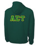  Alpha Sigma Tau Tackle Twill Lettered Pack N Go Pullover 