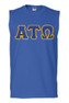 edit DISCOUNT- Alpha Tau Omega Lettered Sleeveless Tee 