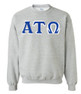 Alpha Tau Omega Custom Twill Crewneck Sweatshirt