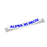 Alpha Xi Delta Long Window Sticker